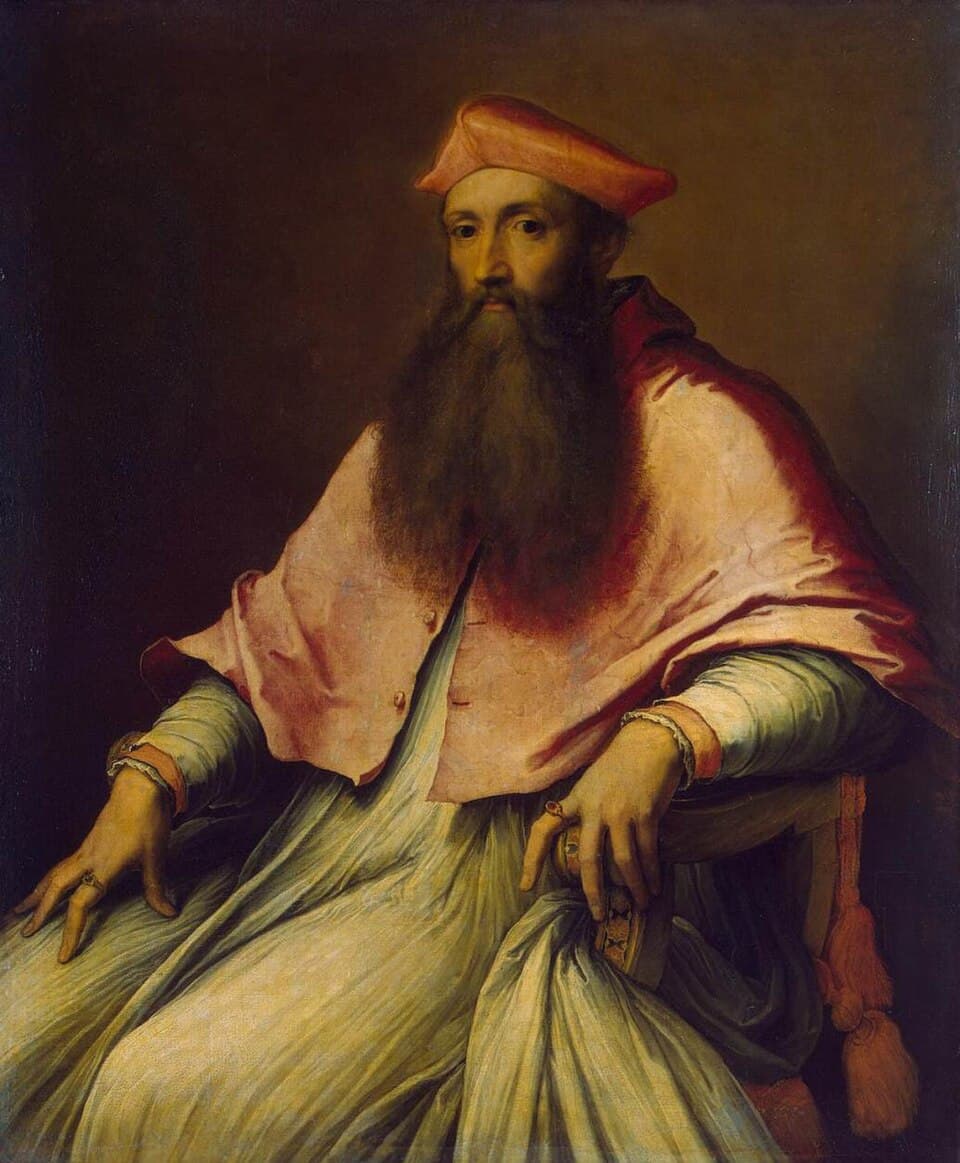 Ritratto del cardinale Reginald Pole di Sebastiano del Piombo, circa 1540.