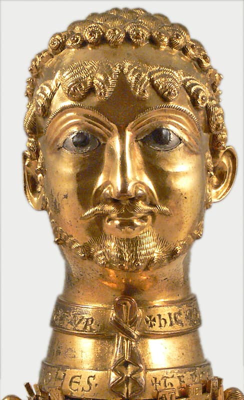Friedrich I. Barbarossa, Kaiser des Heiligen Römischen Reiches, Cappenberger Reliquienbüste.