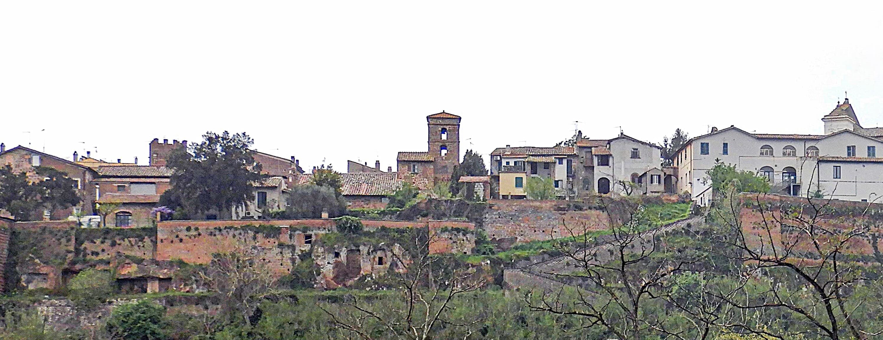 Panoramic view of Gallese, the birthplace of Pope Romanus