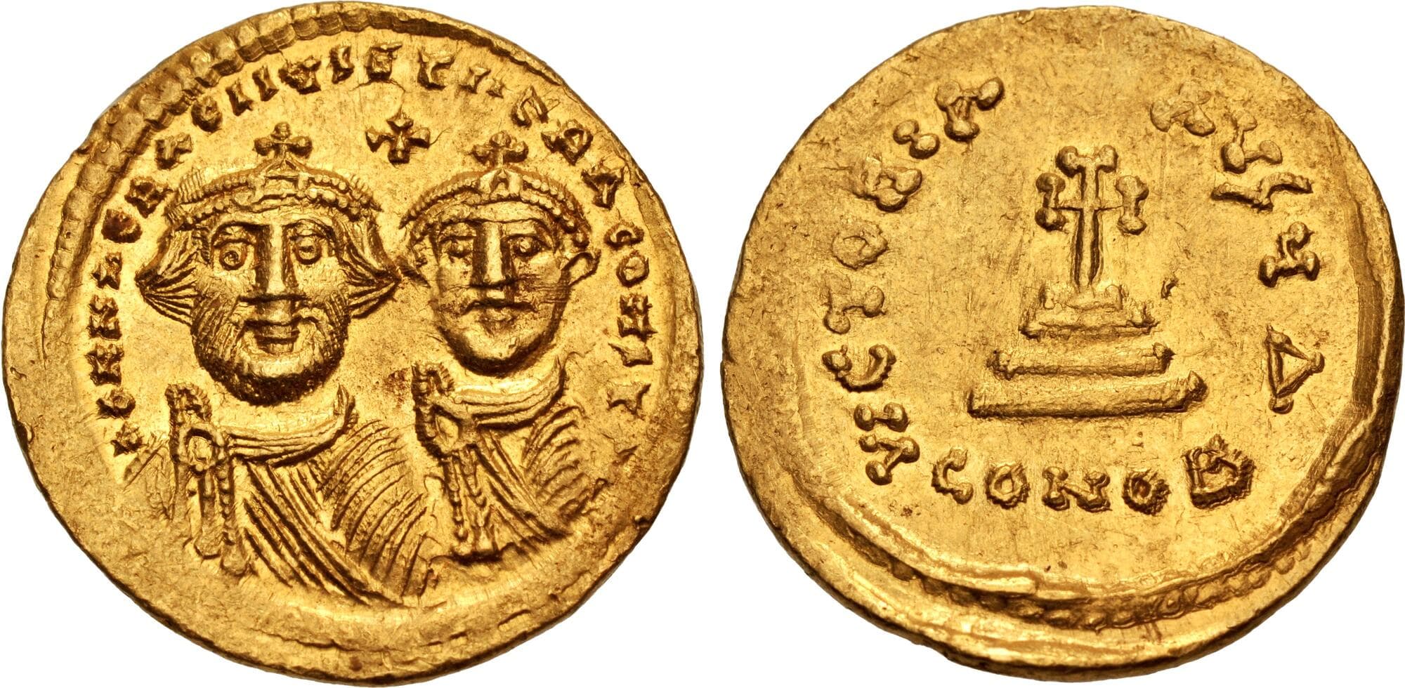 Solido d'oro dell'imperatore Eraclio