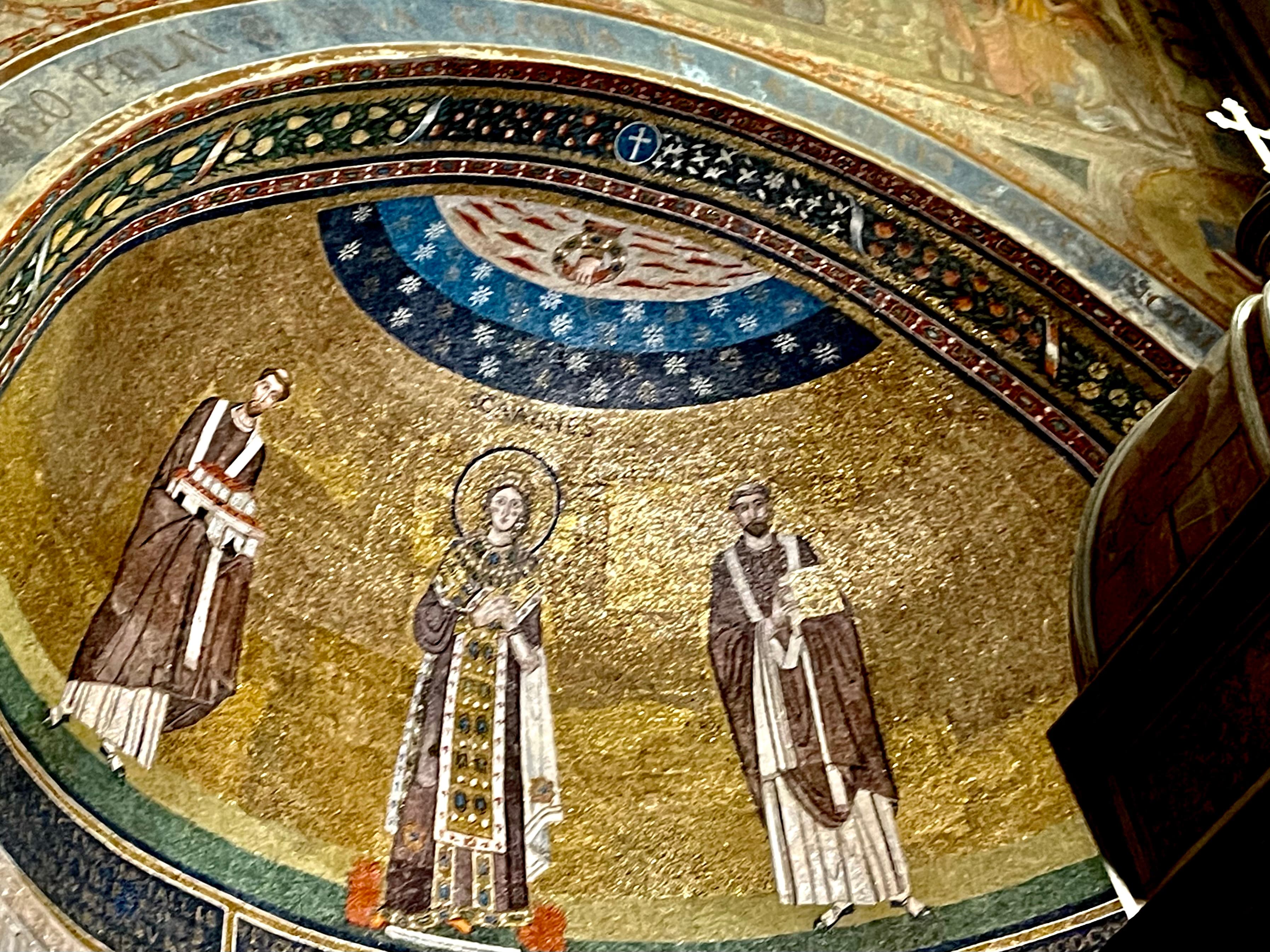 Mosaico absidale di Sant'Agnese fuori le mura a Roma