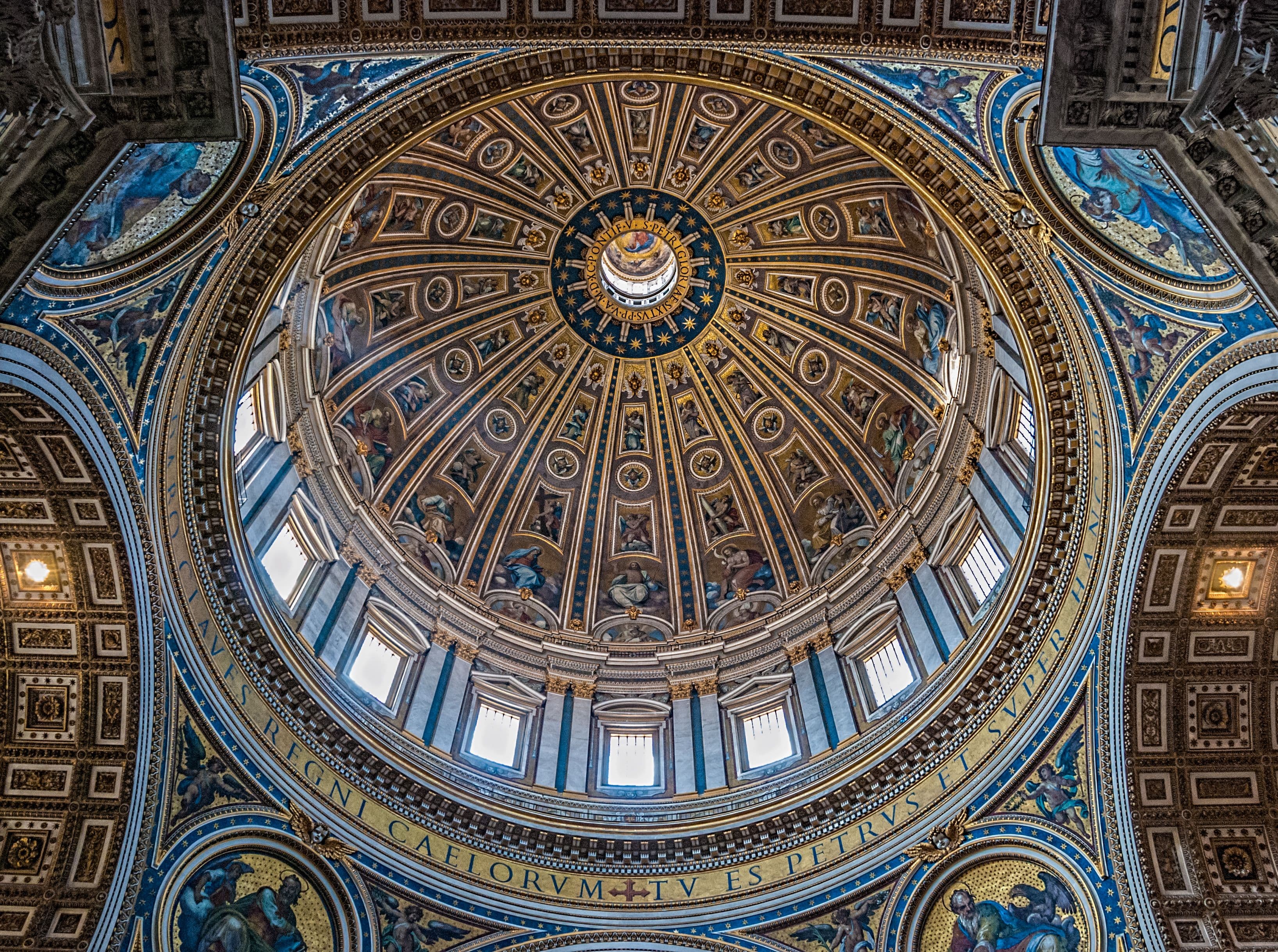 Dome of Saint Peter's Basilica in the Vatican