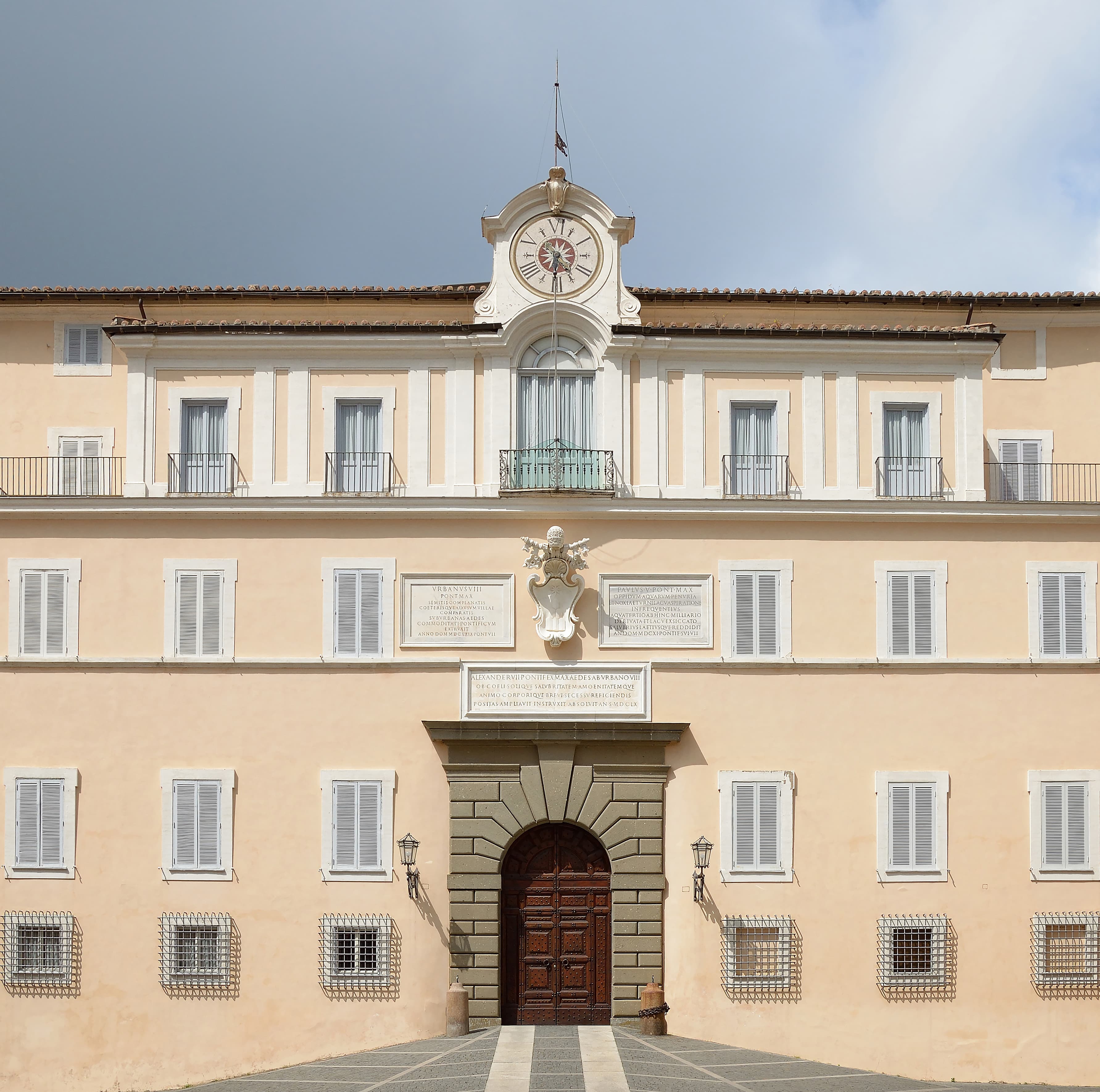 Der Päpstliche Palast von Castel Gandolfo