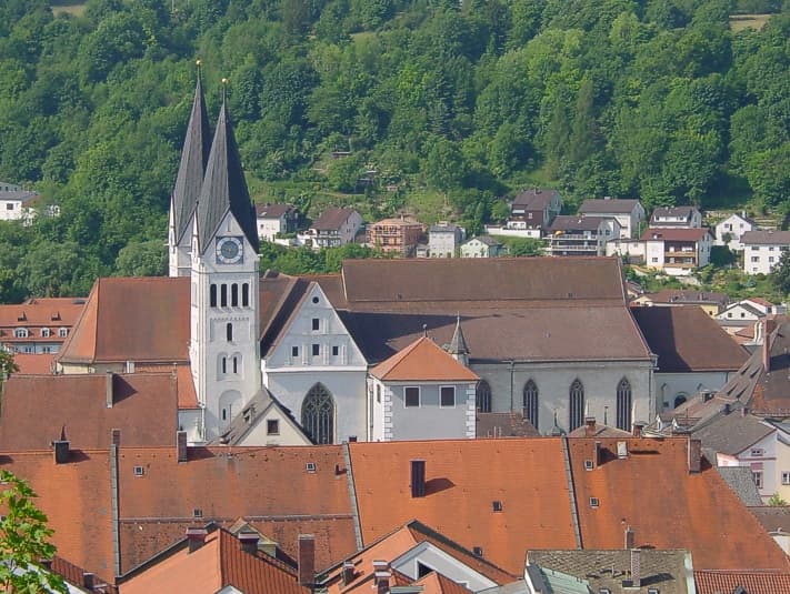 La cathédrale d'Eichstätt, en Bavière, dont Gebhard fut évêque de 1042 à 1057