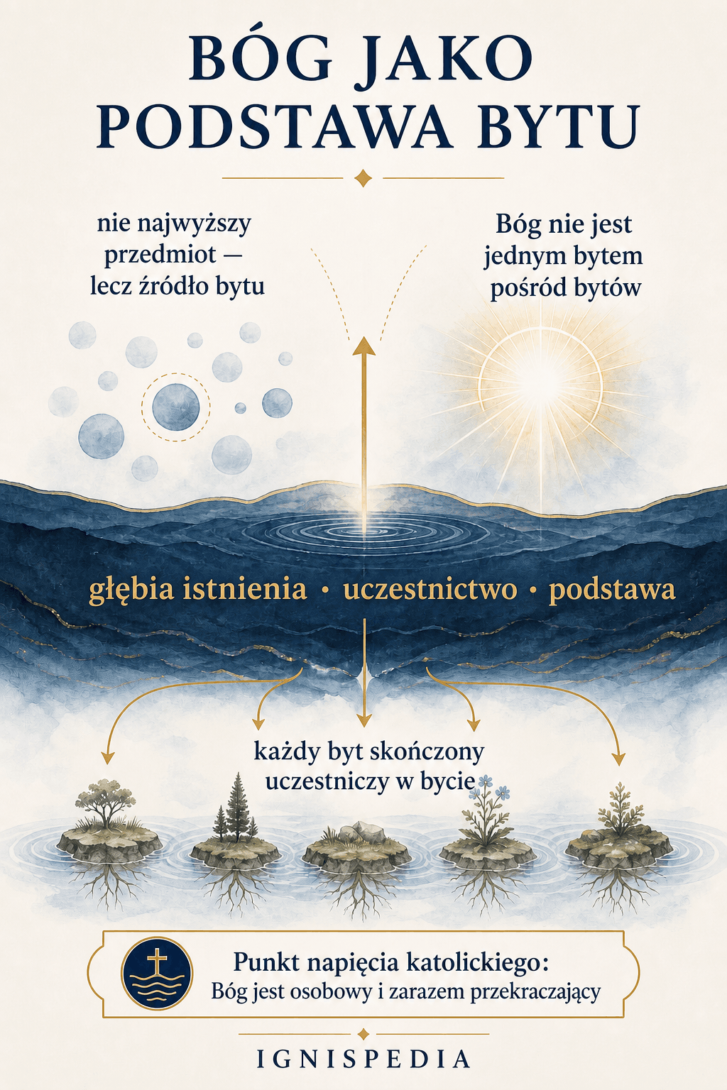 Infografika — Bóg jako podstawa bytu według Paula Tillicha
