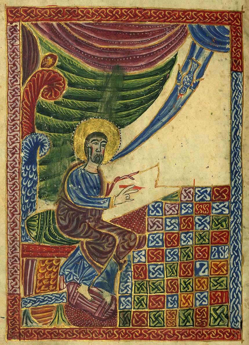 San Lucas en un evangelio armenio de 1475