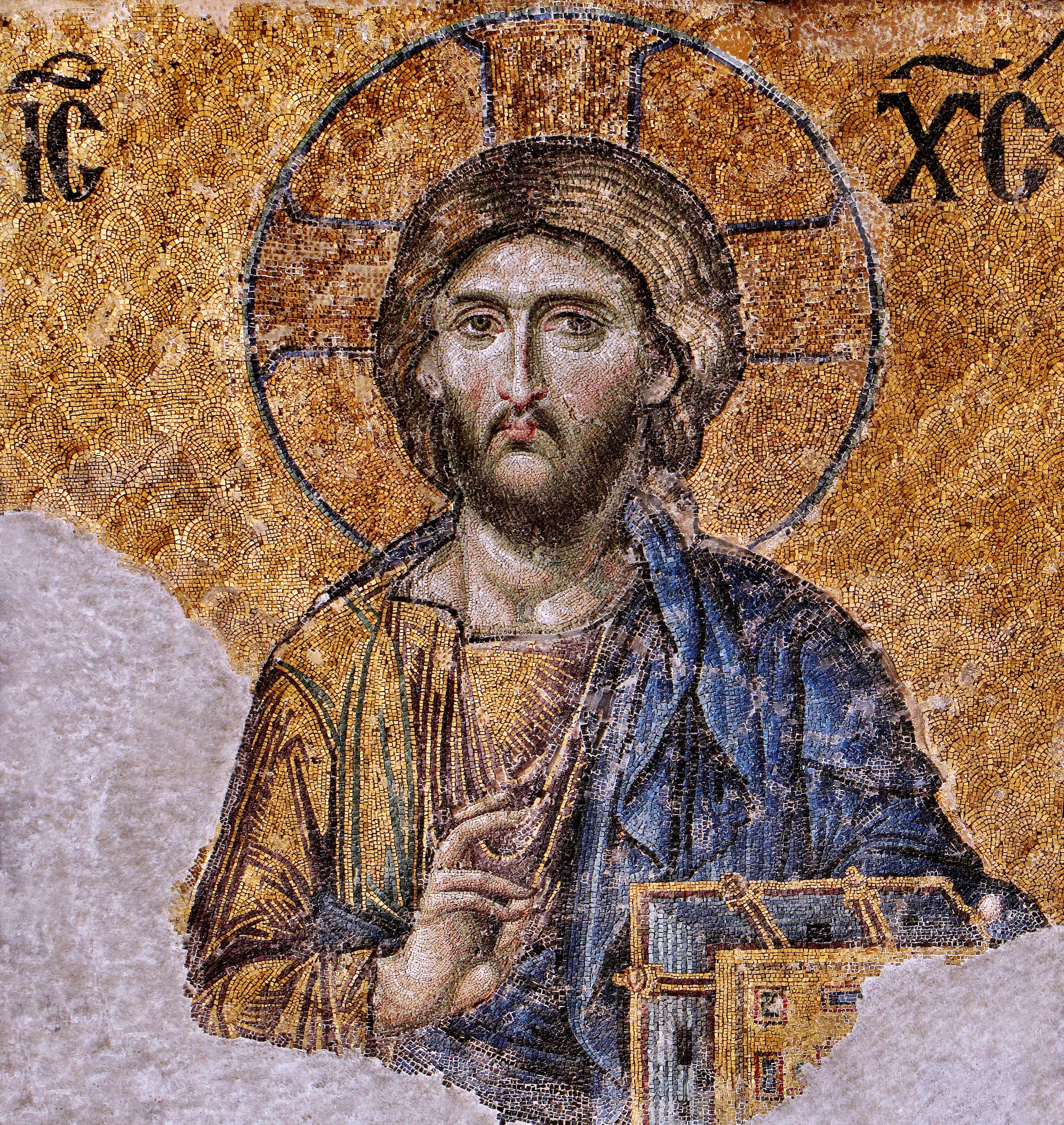 Mosaico de Cristo Pantocrátor en Santa Sofía