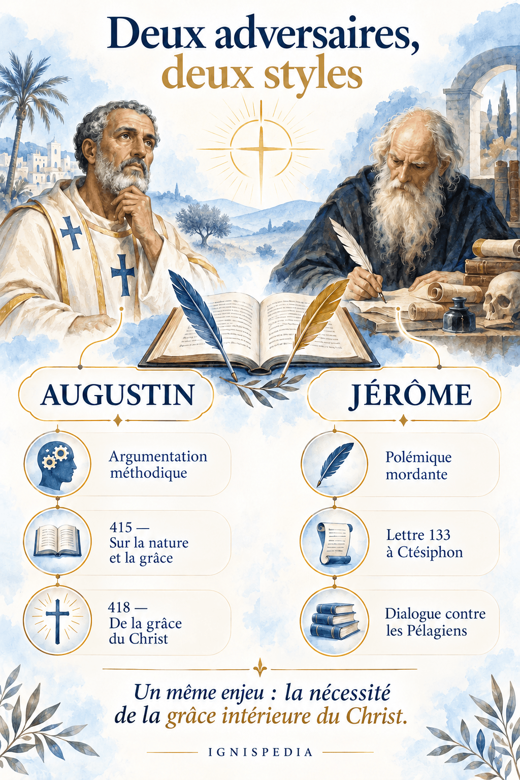 Les écrits antipélagiens et les styles argumentatifs de saint Augustin et de saint Jérôme