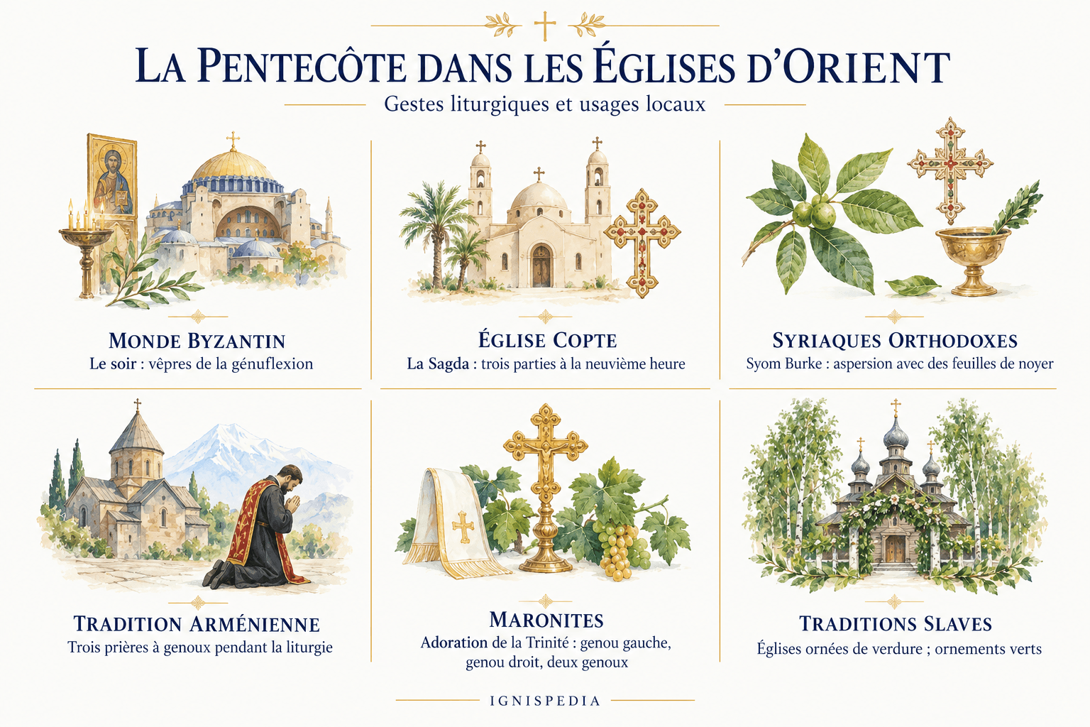 Gestes de la Pentecôte dans les liturgies chrétiennes d’Orient