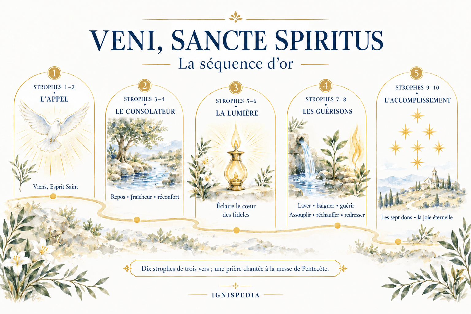 La séquence Veni Sancte Spiritus et ses principales demandes