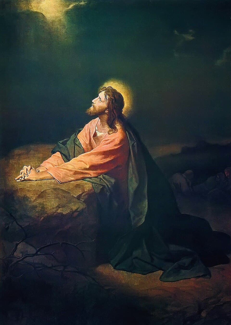 Heinrich Hofmann, Cristo in preghiera nel Getsemani