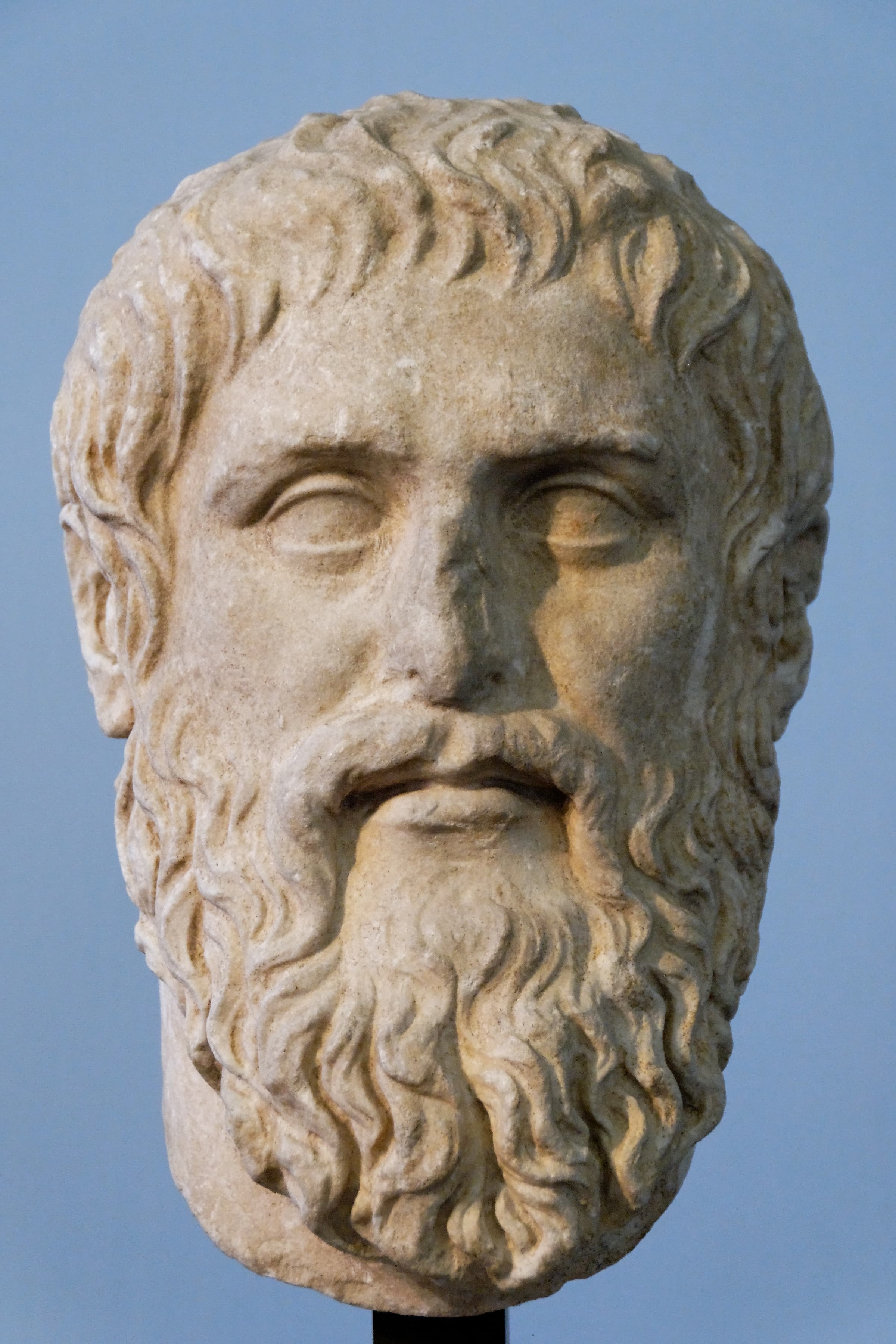 Platón, copia romana del retrato de Silanion, Museos Capitolinos