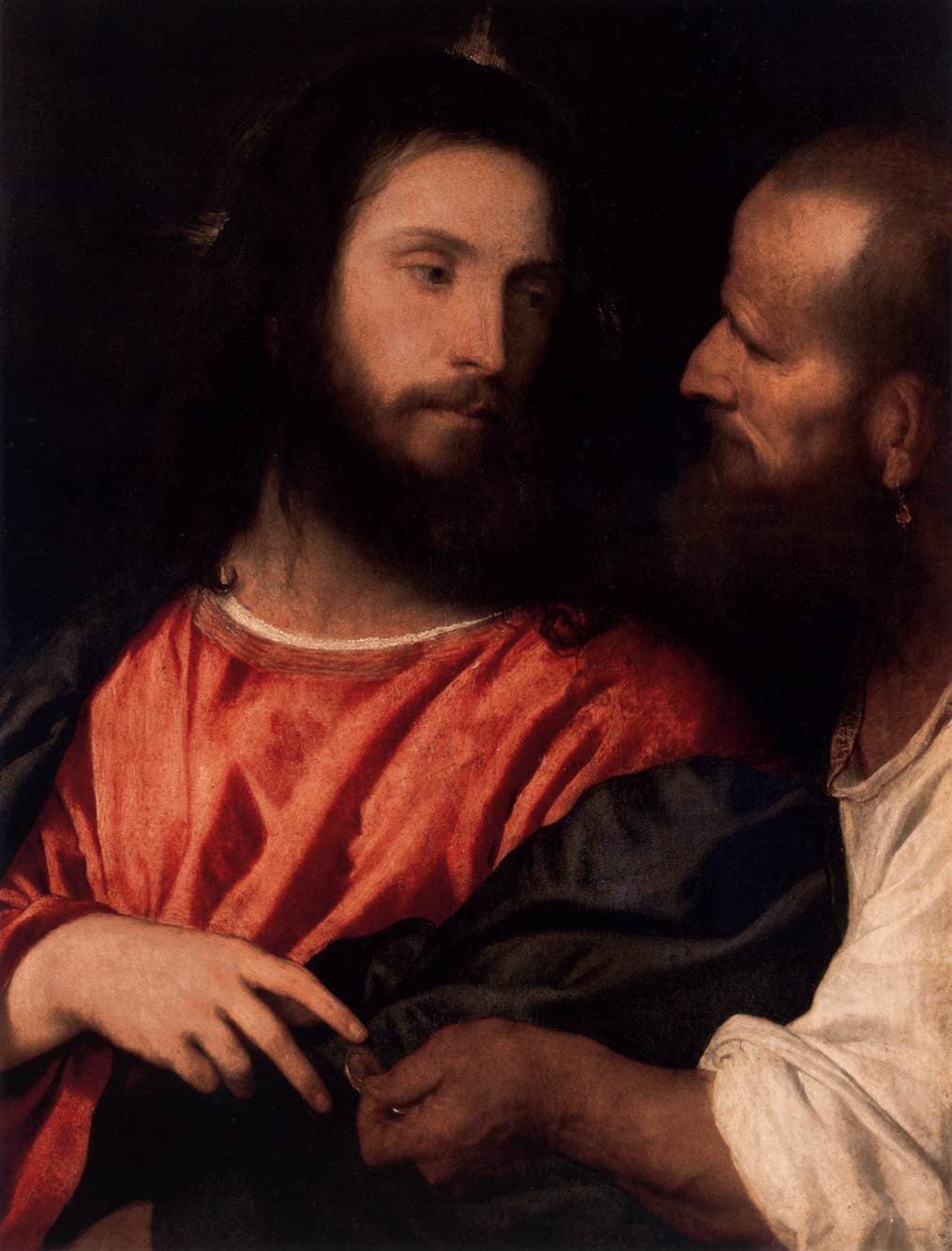 O Cristo do tributo, quadro de Ticiano (1516)