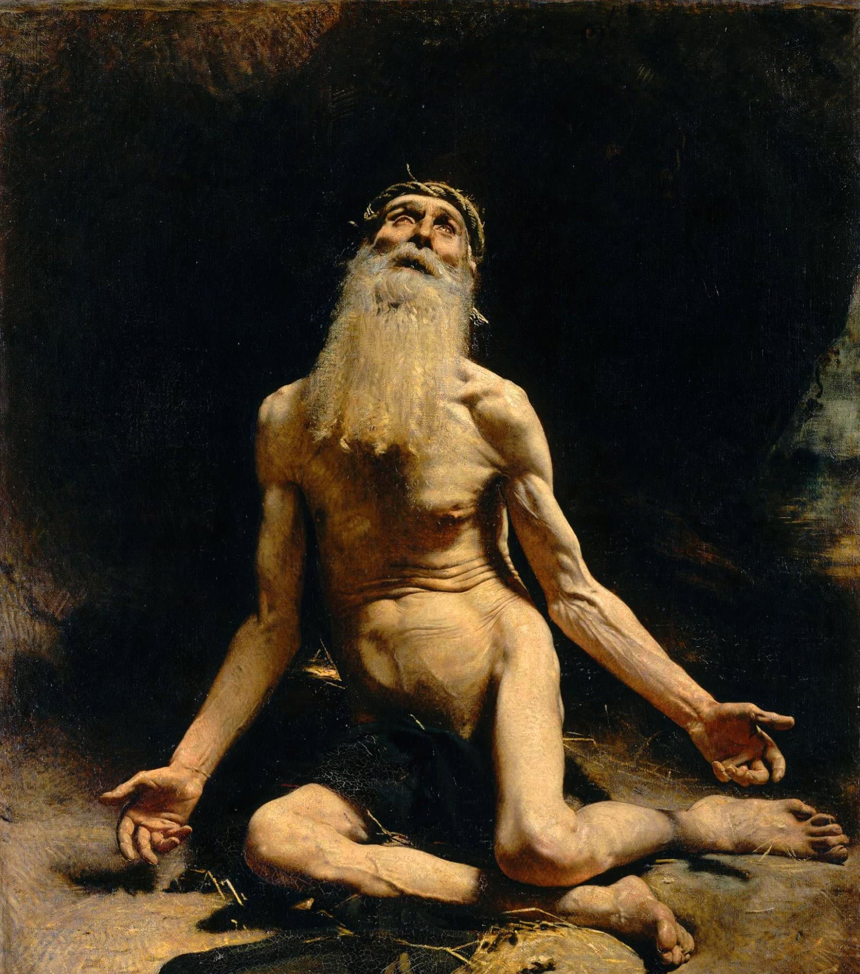 Job na provação, pintura de Léon Bonnat exposta no museu de Orsay
