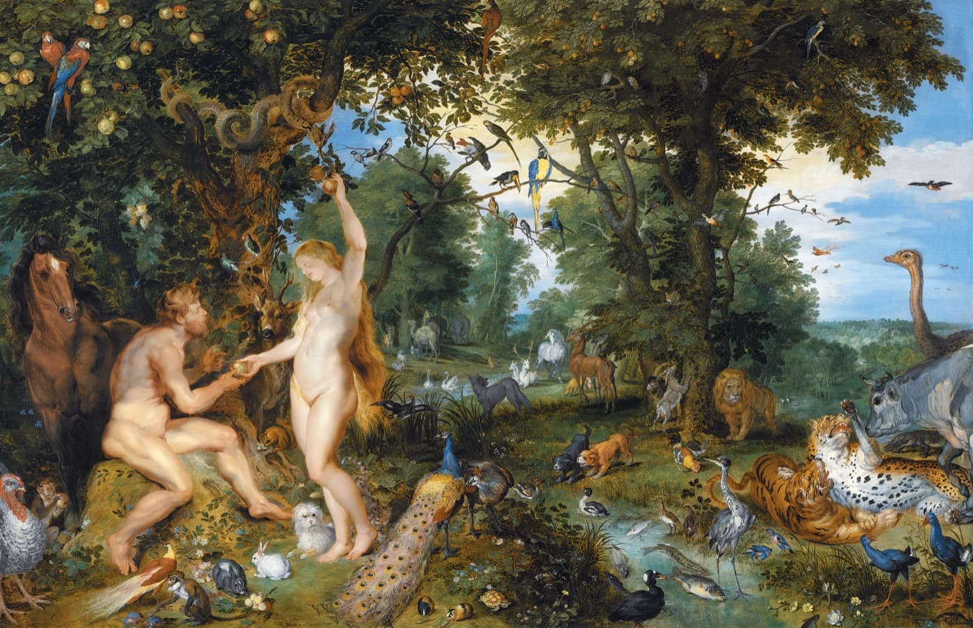 Adam in the Garden of Eden, placed there to cultivate and keep it: humanity as steward of creation