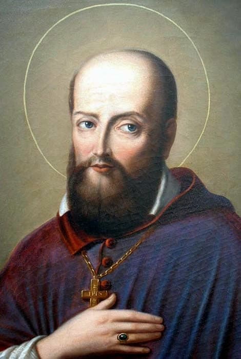 Retrato antigo de São Francisco de Sales