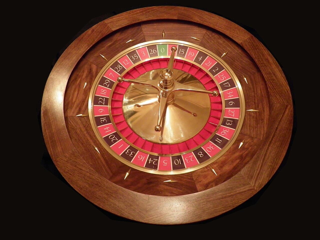 Roda de roleta em grande plano