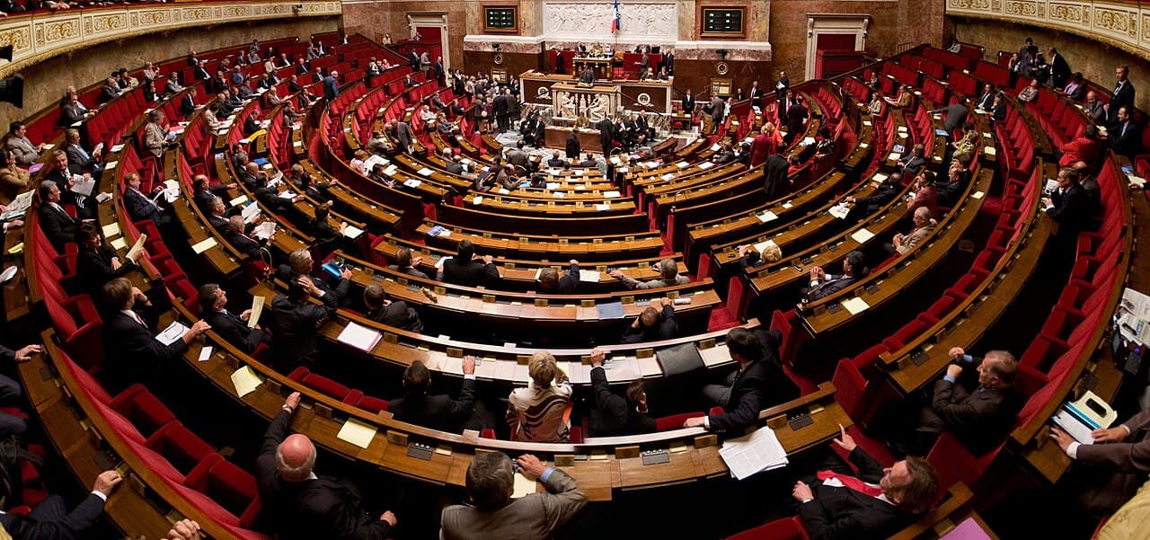 Emiciclo dell'Assemblea nazionale francese
