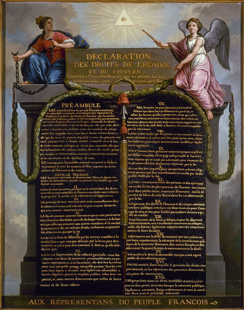 Dichiarazione dei diritti dell'uomo e del cittadino del 1789