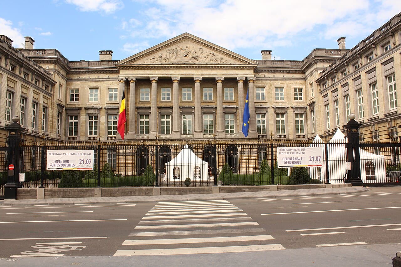 Parlamento federale belga a Bruxelles