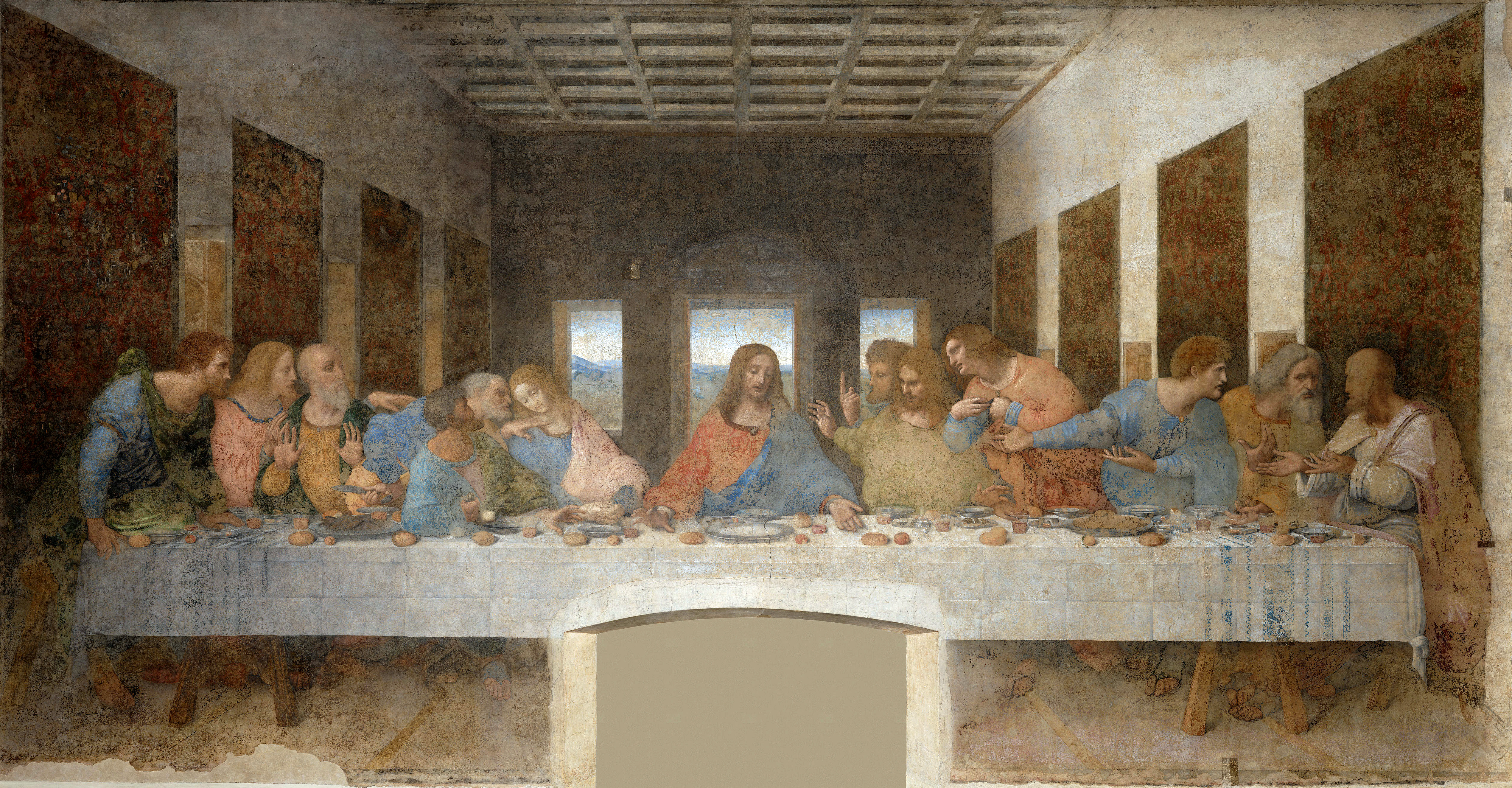 Das Letzte Abendmahl von Leonardo da Vinci, Kloster Santa Maria delle Grazie in Mailand