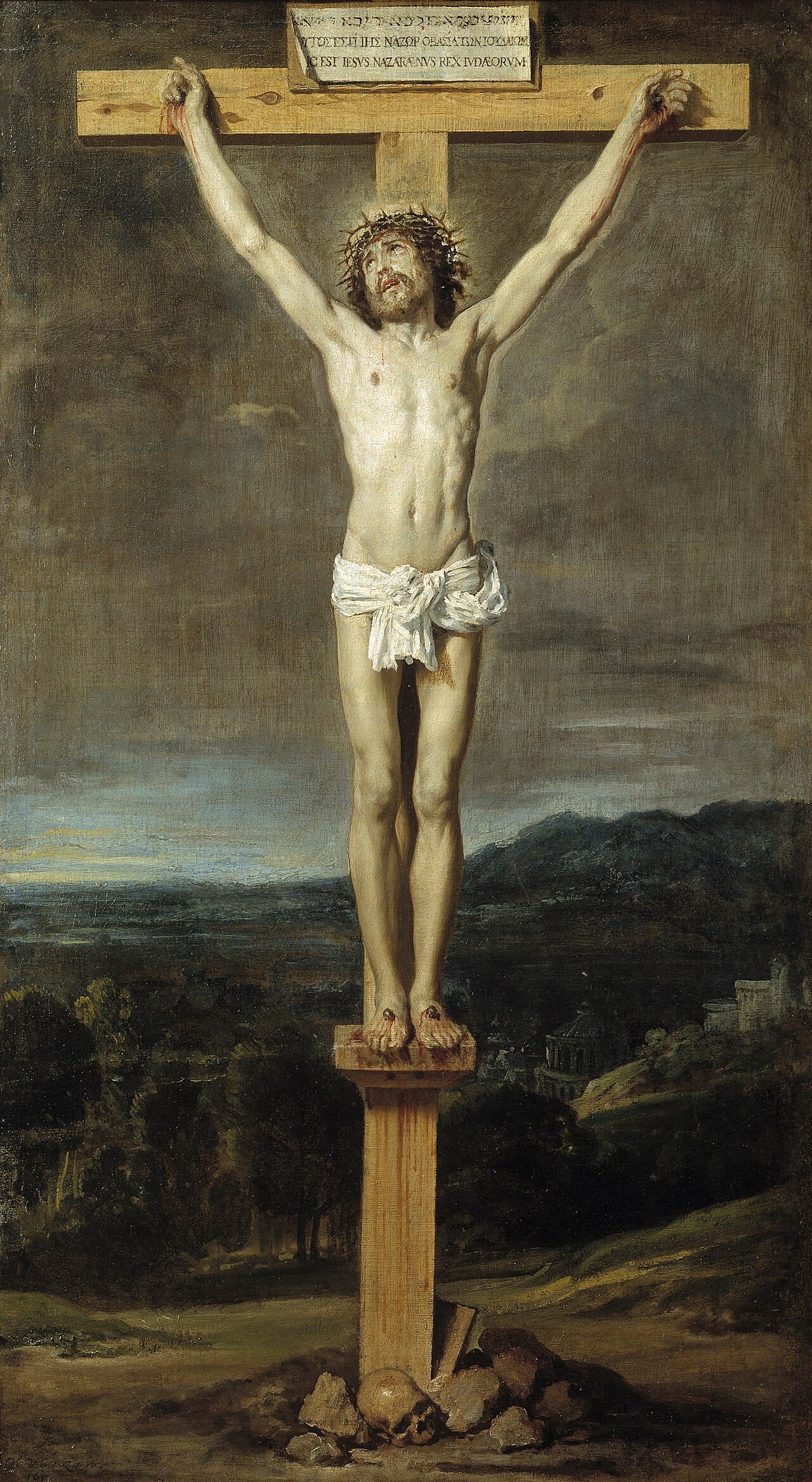 Der gekreuzigte Christus, Gemälde von Diego Velázquez im Prado-Museum