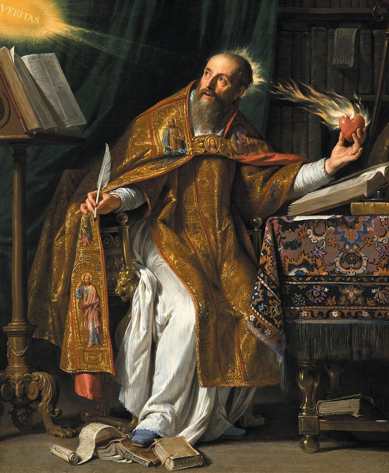 Der heilige Augustinus, Gemälde von Philippe de Champaigne