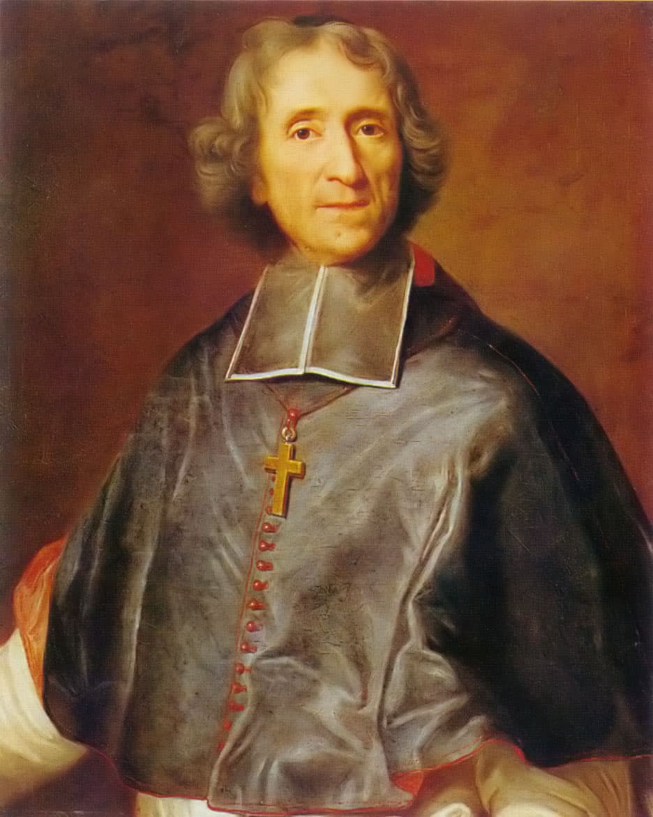 Portrait of Fenelon, Archbishop of Cambrai, painted by Joseph Vivien in 1713