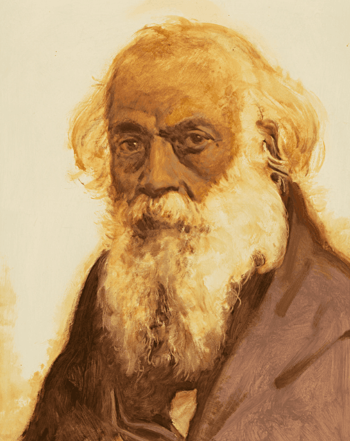 Ritratto disegnato di Mahendranath Gupta, detto M.