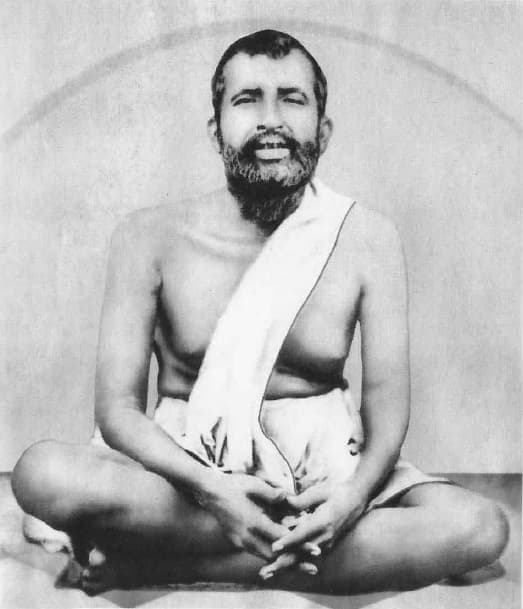 Fotografia di Sri Ramakrishna, mistico bengalese (1836-1886)