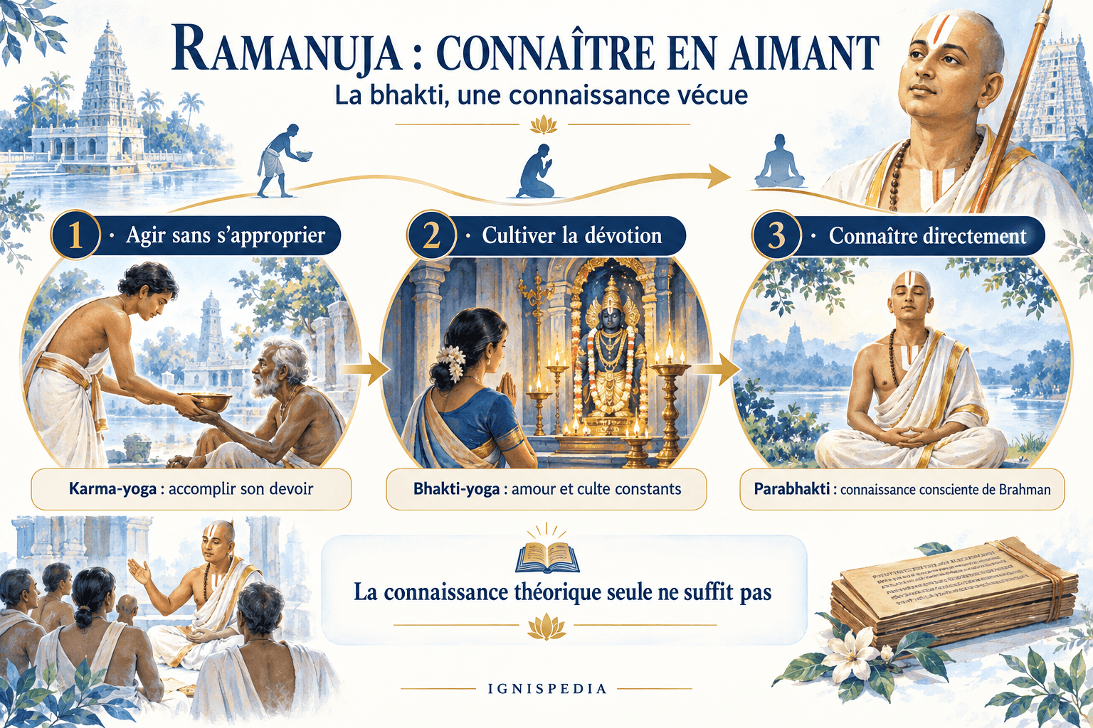 De l’action désintéressée à la dévotion et à la connaissance vécue chez Ramanuja