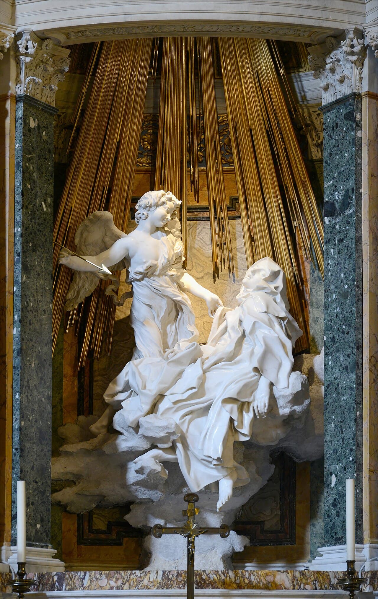 Die Verzückung der heiligen Teresa von Avila von Bernini