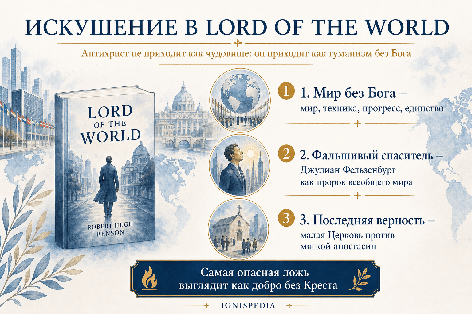 Инфографика: духовное искушение в Lord of the World