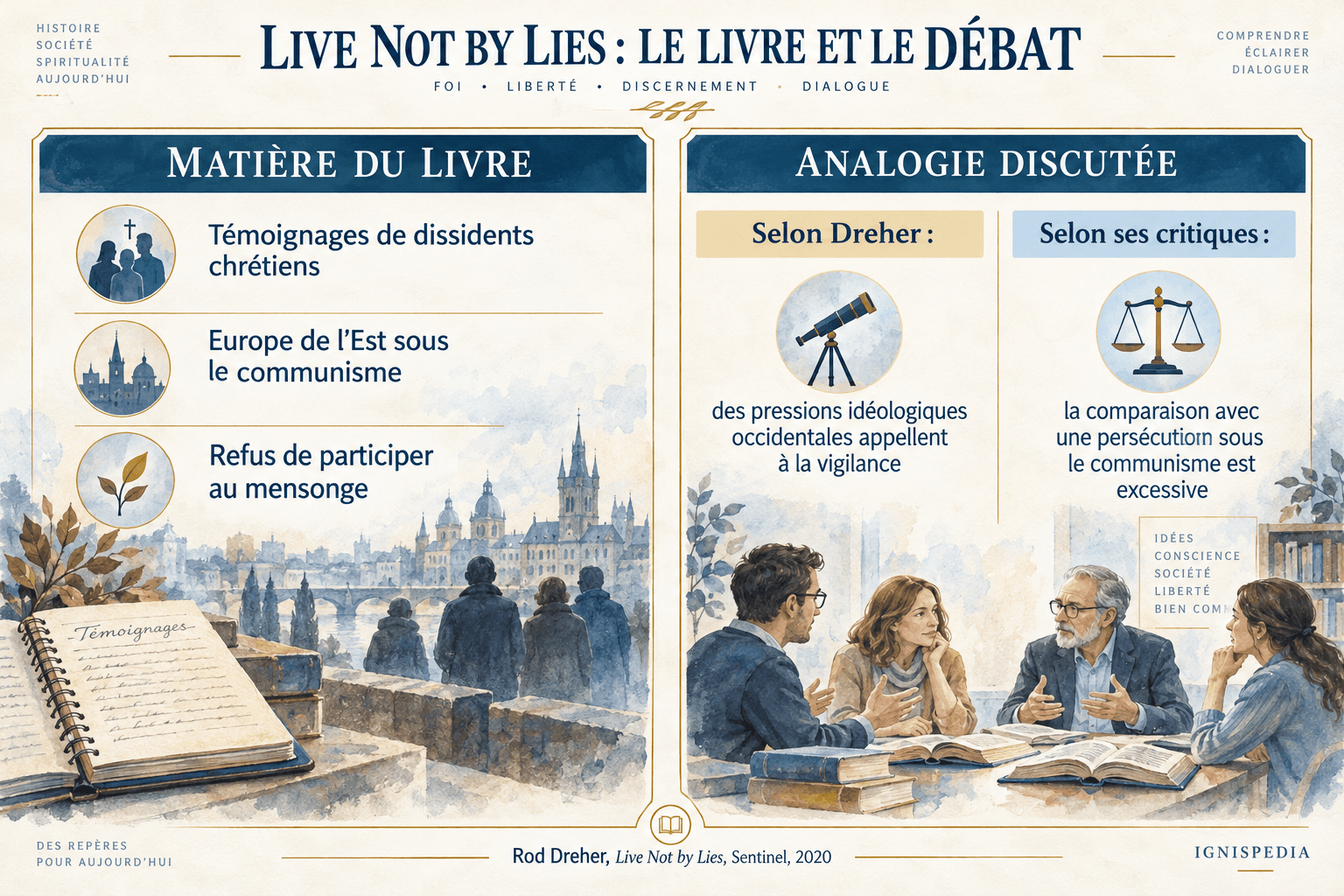 Contenu de Live Not by Lies et débat sur l’analogie avec les pressions culturelles occidentales