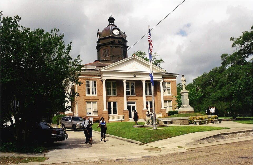 Bâtiment public de St. Francisville en Louisiane, ville où Rod Dreher a grandi