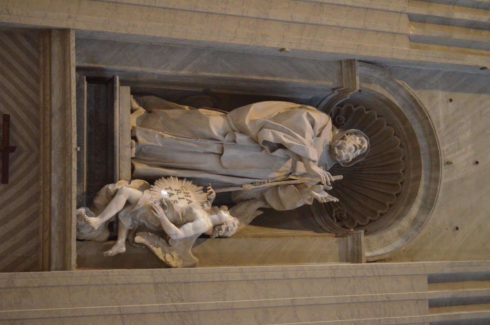 Facade of Saint Peter Basilica in the Vatican