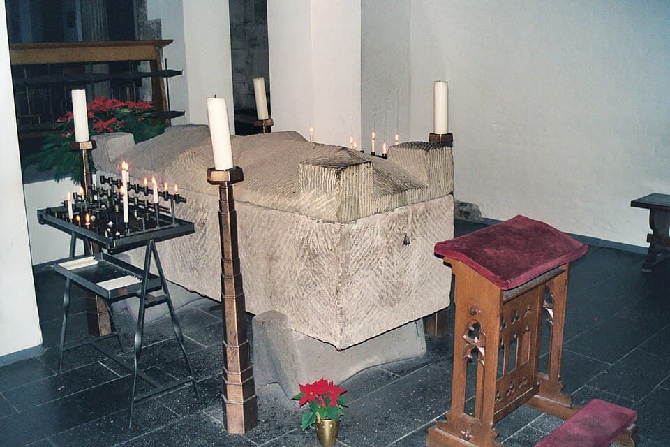 Sarcophagus holding Saint Albert’s relics in Cologne