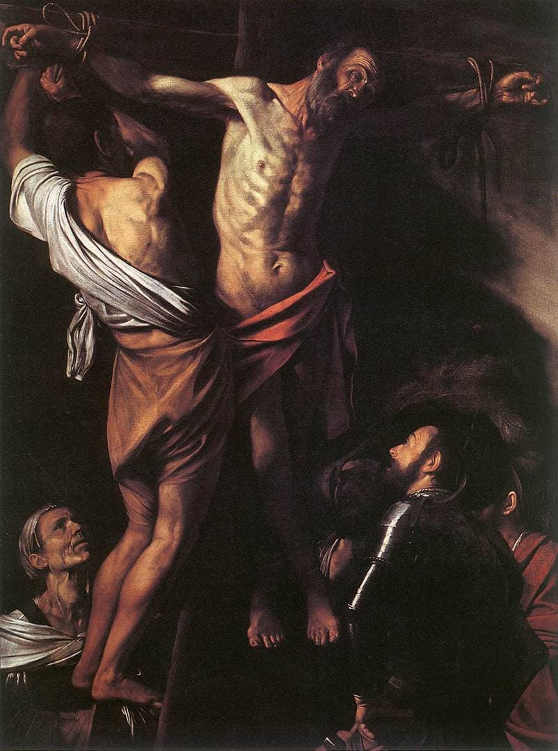 Die Kreuzigung des heiligen Andreas von Caravaggio, Gemälde im Cleveland Museum of Art