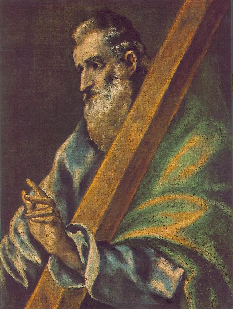 Der heilige Apostel Andreas, Gemälde von El Greco, um 1610