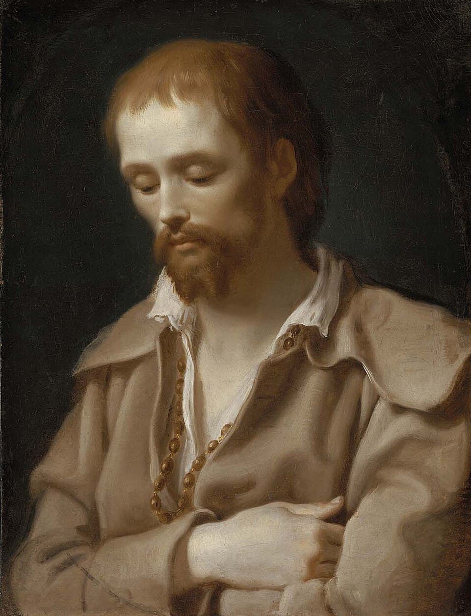 Benedict Joseph Labre, portrait by Antonio Cavallucci kept at the Museum of Fine Arts in Boston