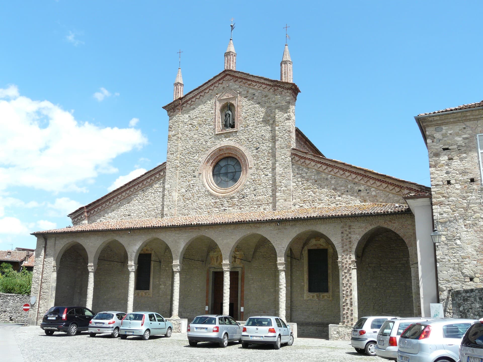 L'abbazia di San Colombano a Bobbio, fondata da Colombano nel 614