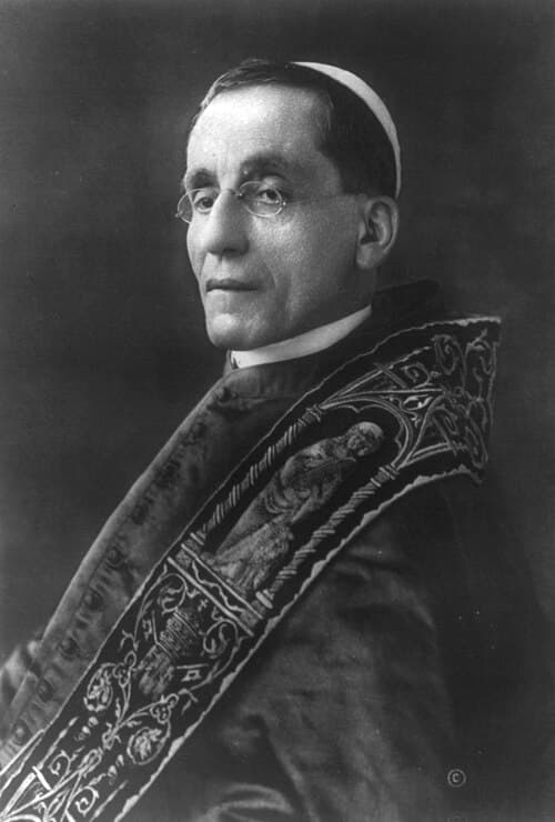 Ritratto fotografico di papa Benedetto XV verso il 1915