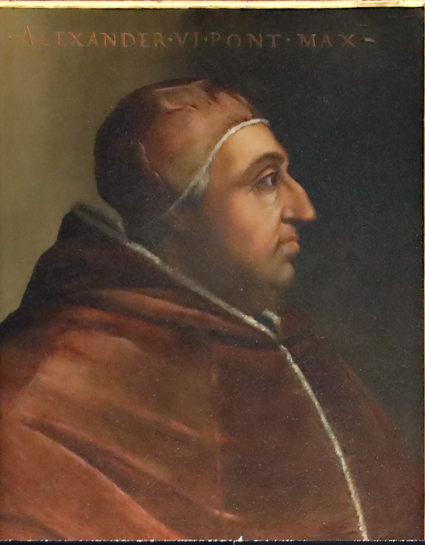 Papa Alexandre VI, retrato de Cristofano dell’Altissimo.