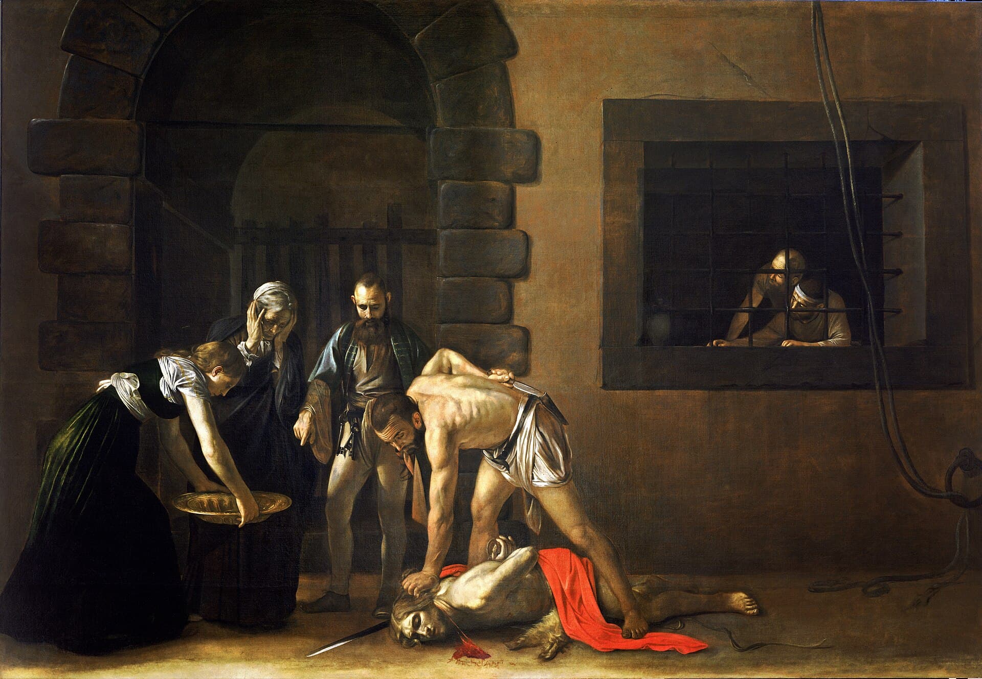 La decollazione di San Giovanni Battista, dipinto del Caravaggio a La Valletta