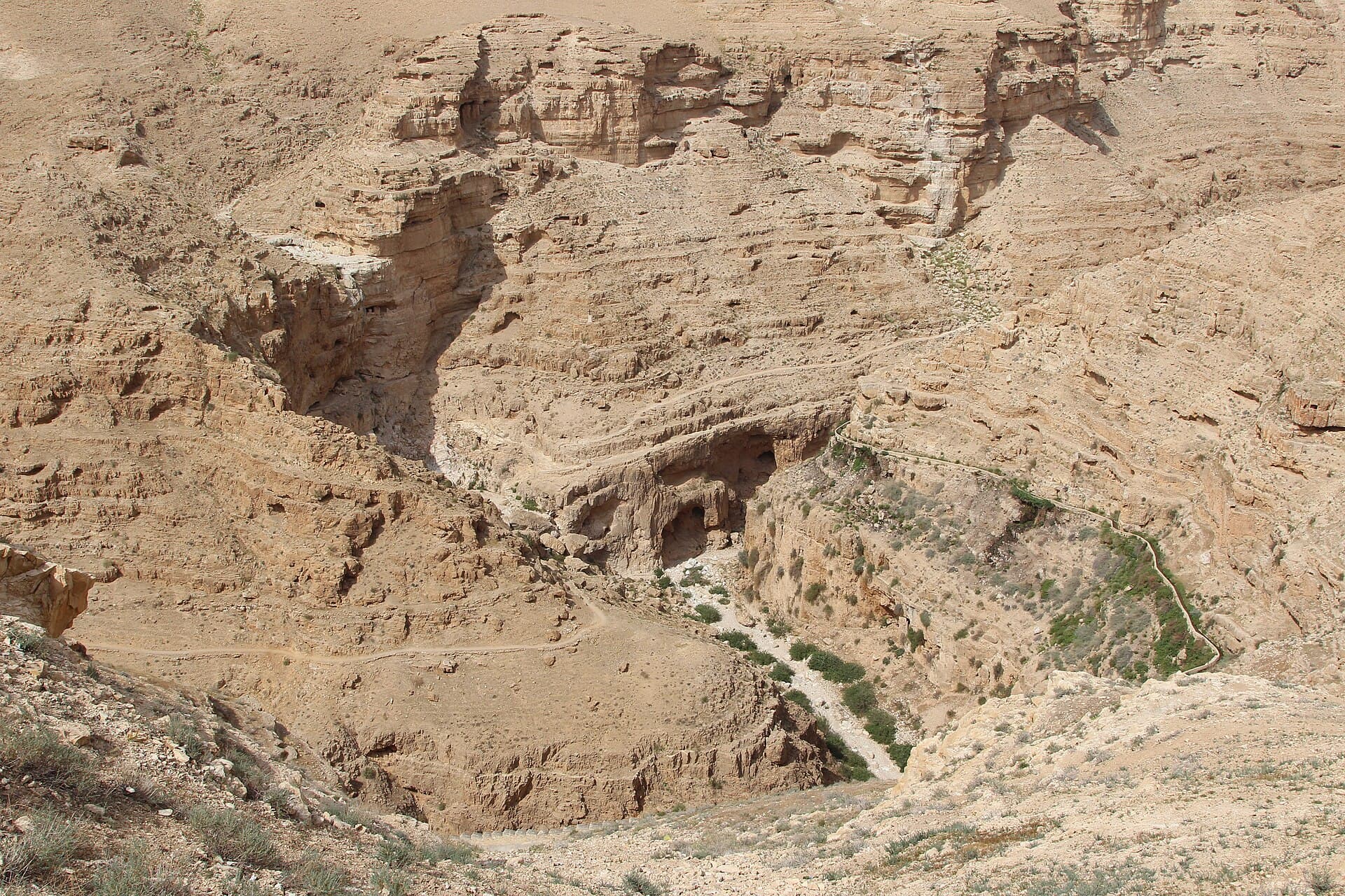 Il deserto della Giudea presso Wadi Qelt