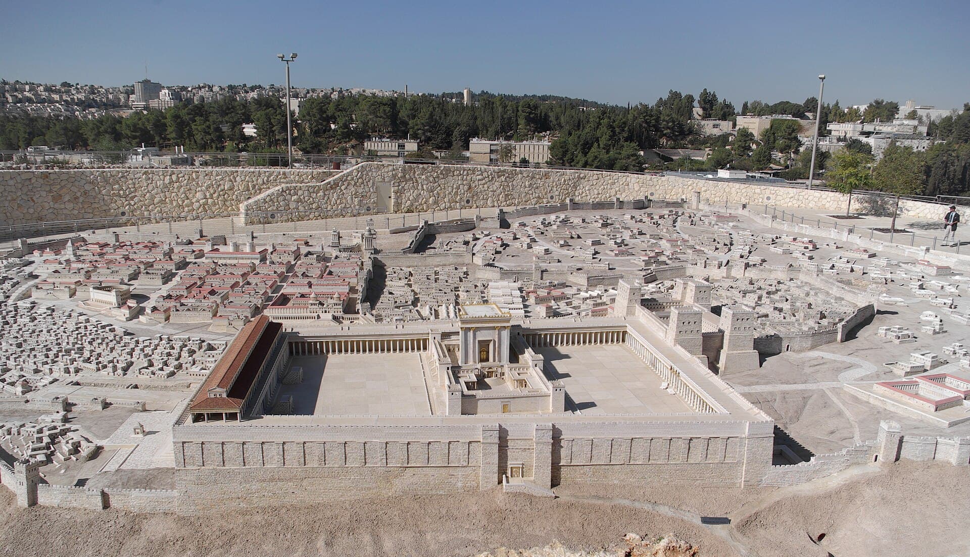 Modello del Tempio di Erode a Gerusalemme ai tempi di Gesù
