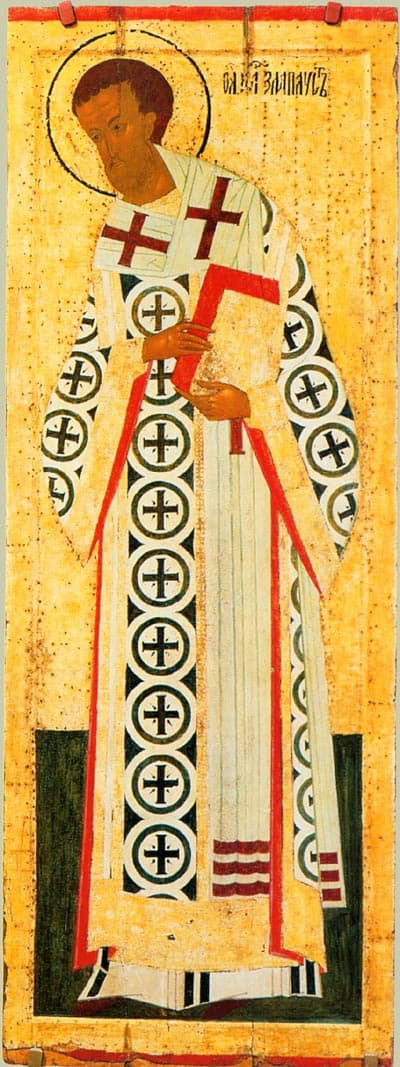 Icona di san Giovanni Crisostomo dipinta da Dionisij nel 1502