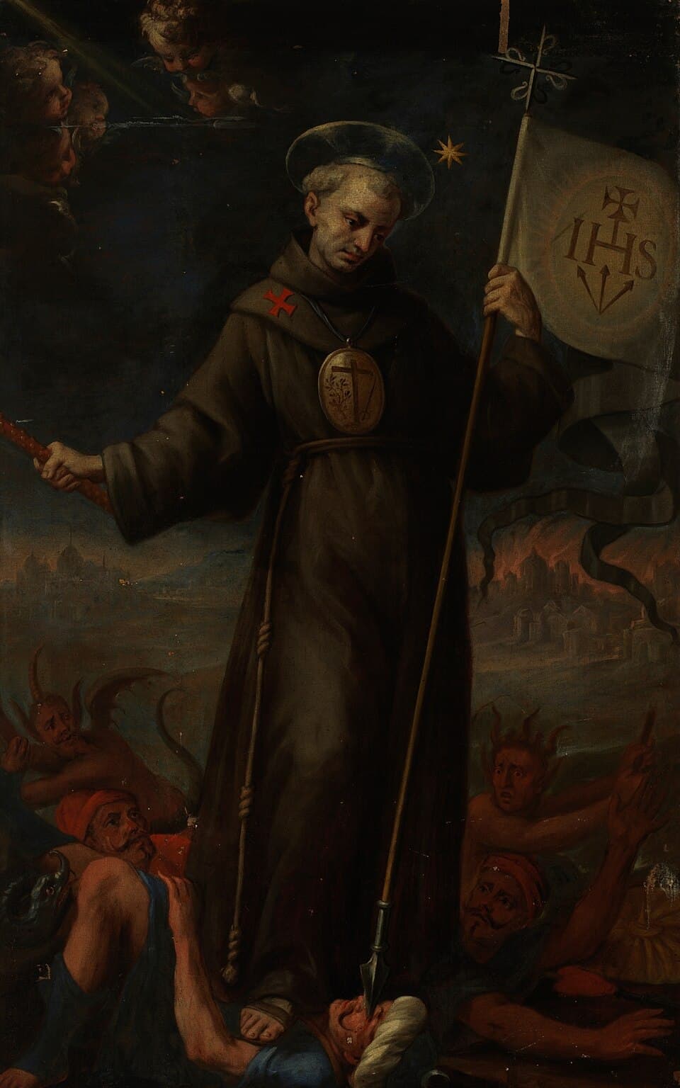 Święty Jan Kapistran, obraz Alonsa del Arco ze zbiorów Museo del Prado