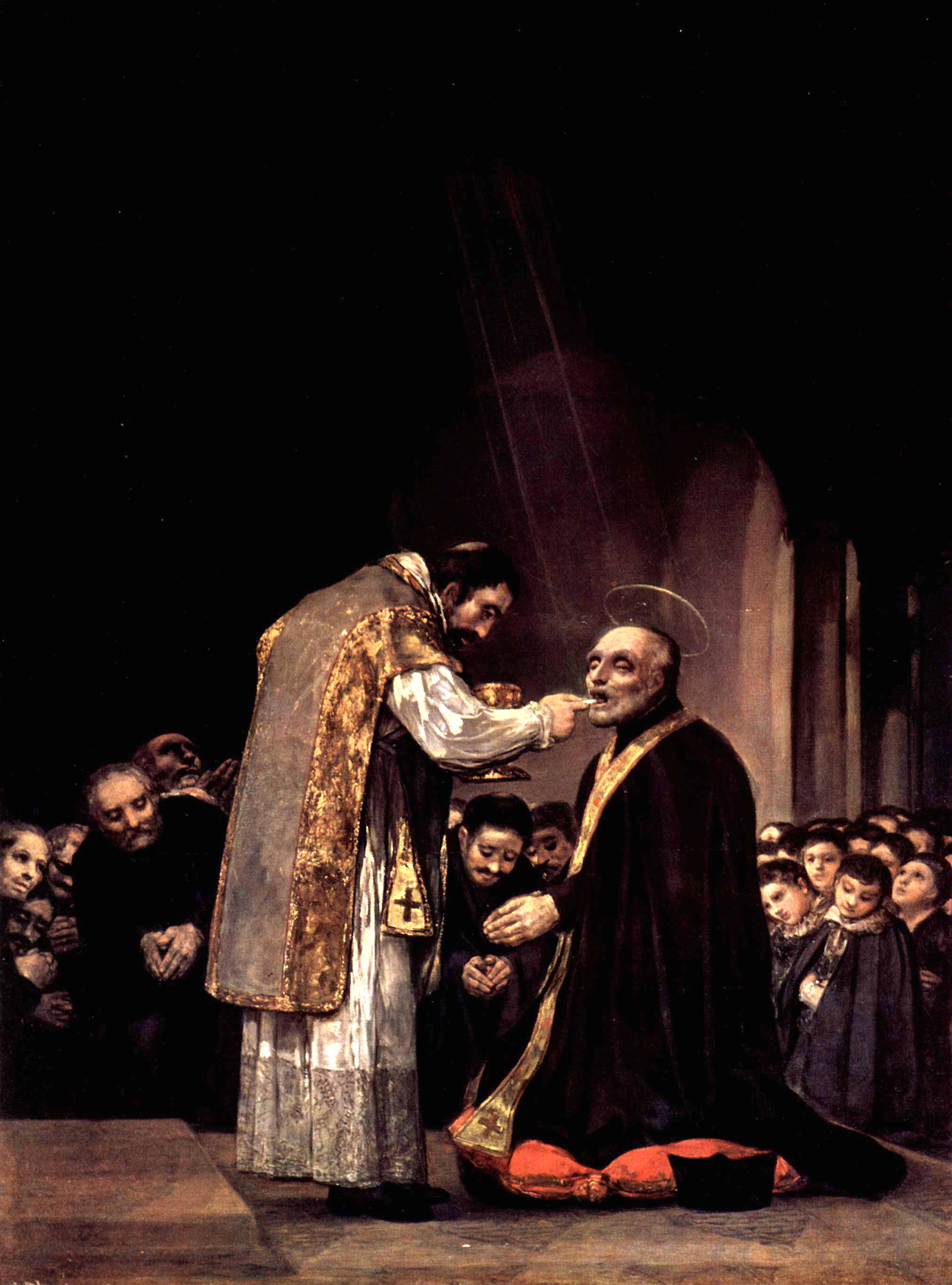La última comunión de san José de Calasanz por Francisco de Goya