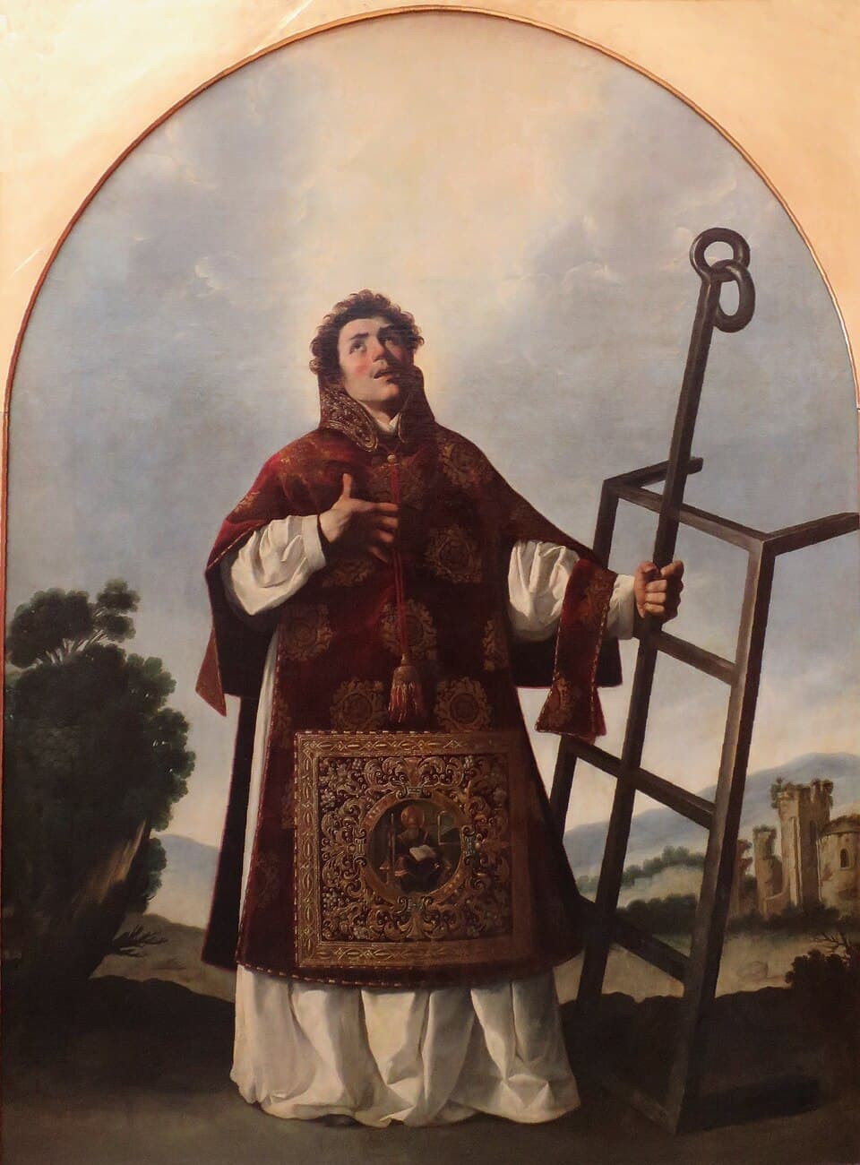 San Lorenzo con la sua graticola, dipinto di Francisco de Zurbarán conservato all'Ermitage